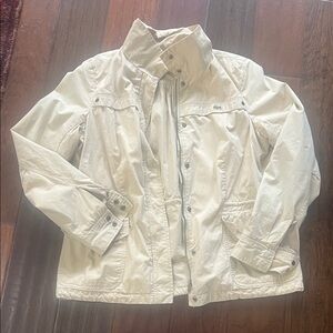 Lacoste Beige Windbreaker Jacket
